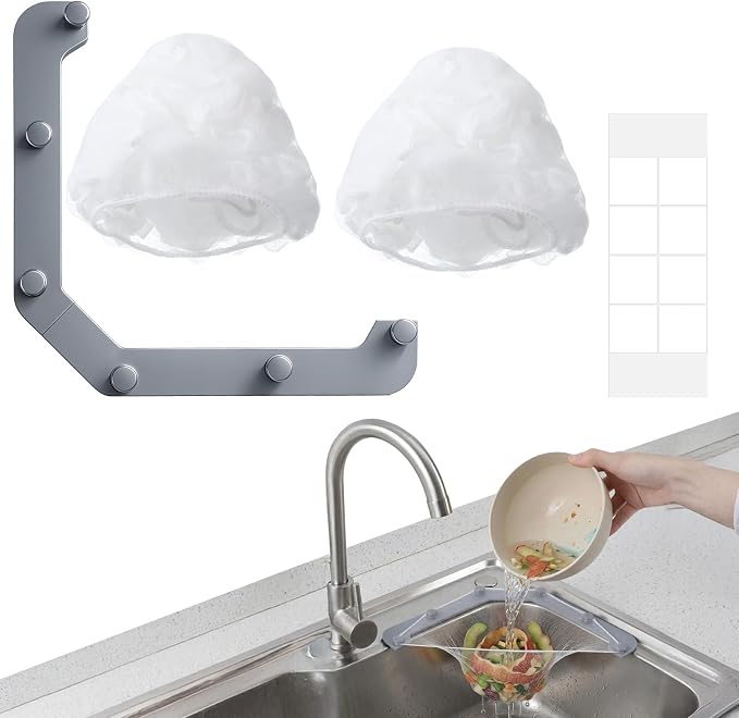 Triangular Sink Strainer | Anti-Clog Magic Mesh