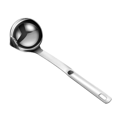 Stainless Steel Fat Separator Skimmer Soup Ladle for Kitchen Cooking