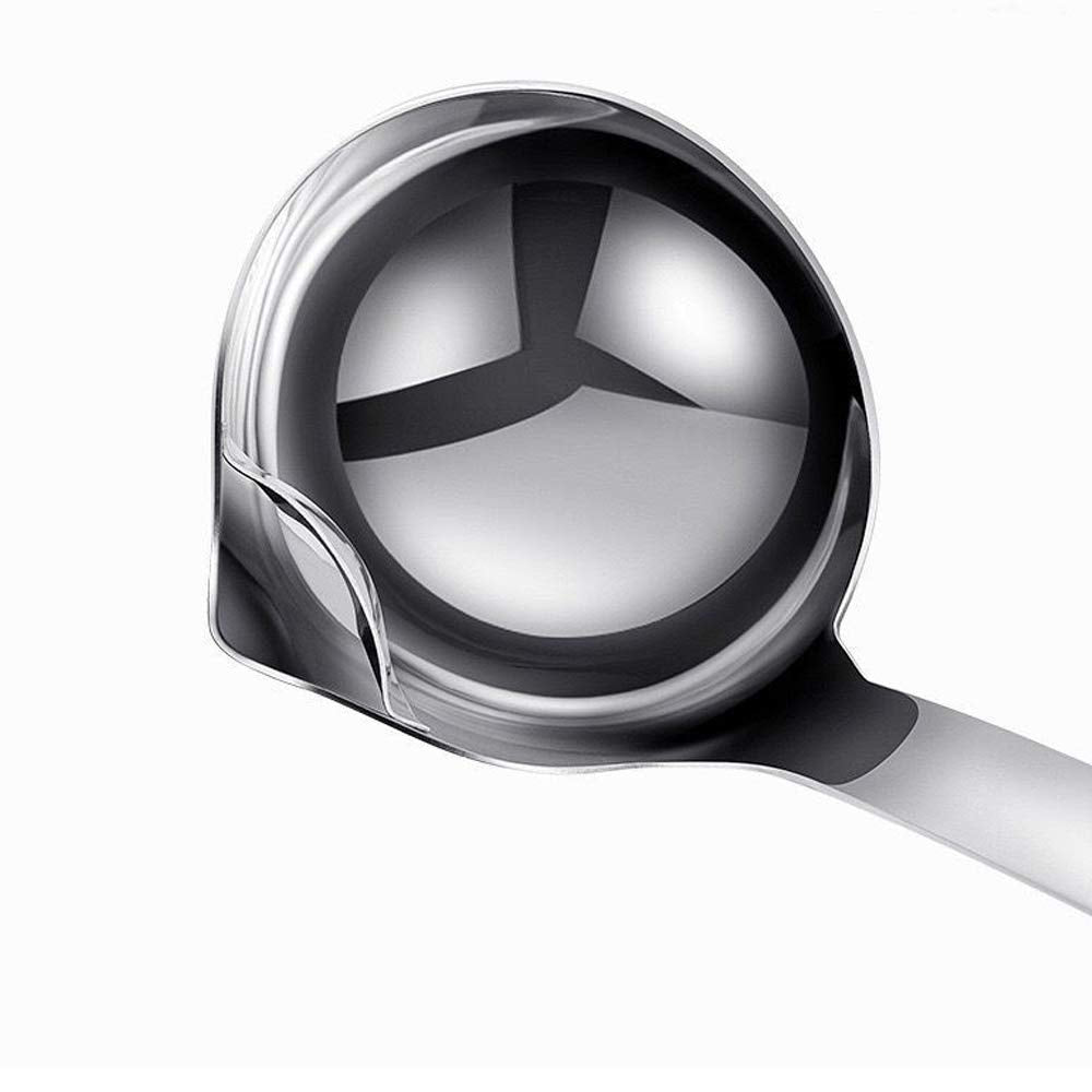 Stainless Steel Fat Separator Skimmer Soup Ladle for Kitchen Cooking