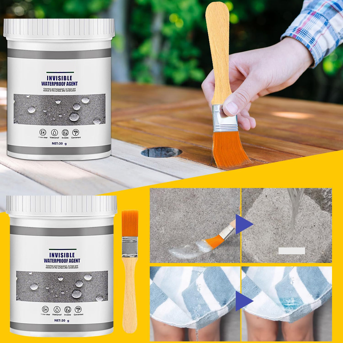 Transparent Waterproof Anti Leakage Agent - Long-Lasting Results
