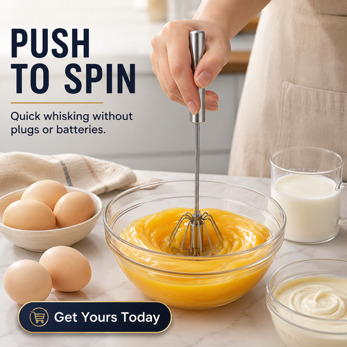 SpinPress Rotary Whisk