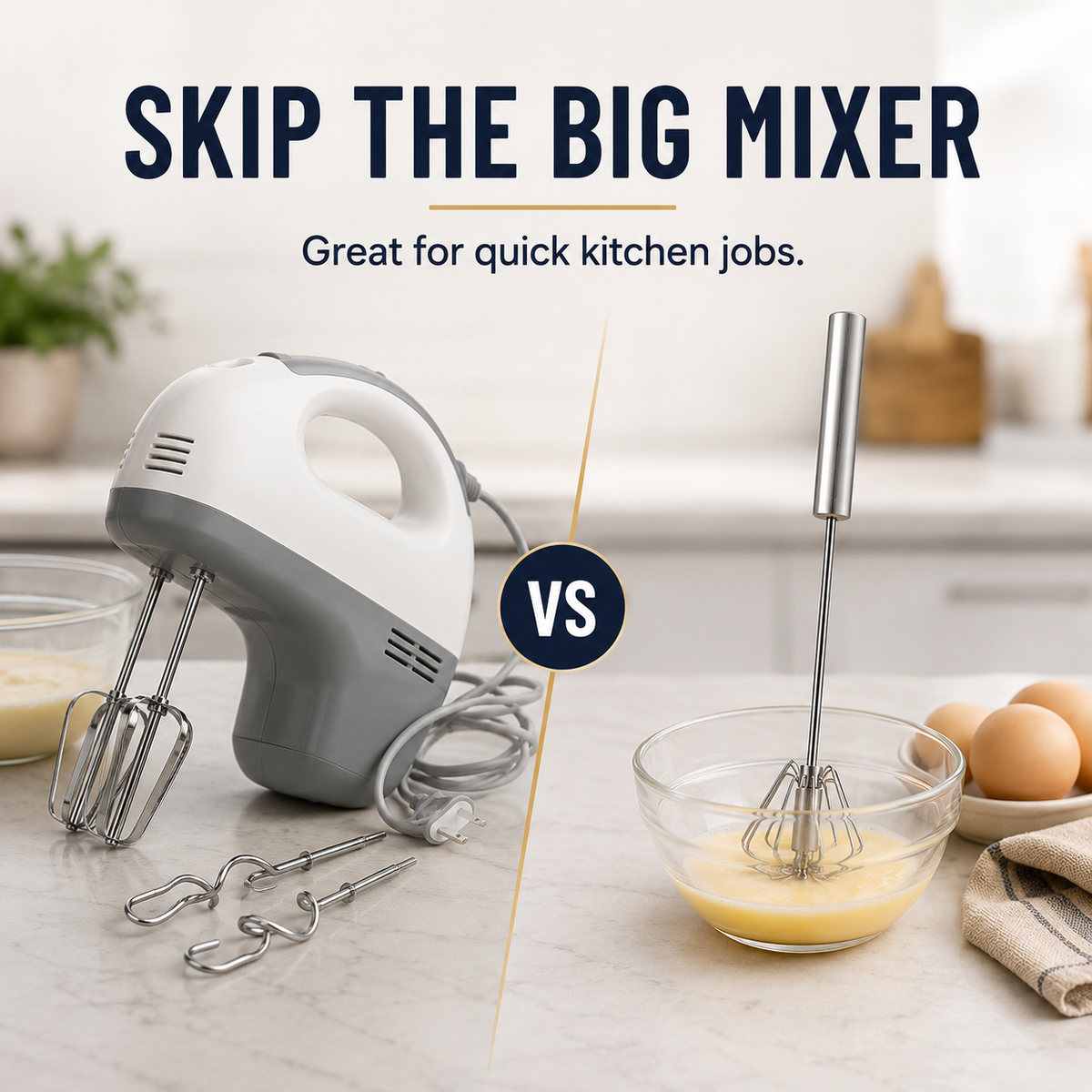 SpinPress Rotary Whisk