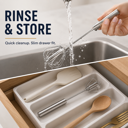 SpinPress Rotary Whisk
