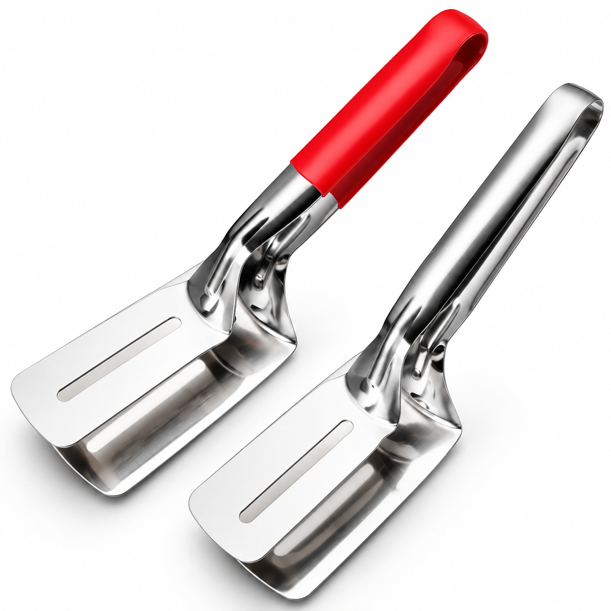 304 Stainless Steel Wide-Grip Kitchen Tongs