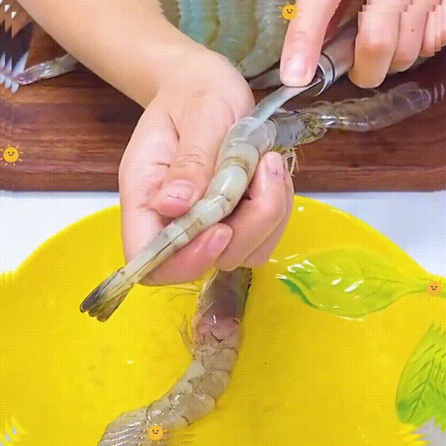 2PCS - 5 In 1 Multifunctional Shrimp Line Fish Maw Knife Stainless Steel Shrimp Deveiner Tool Multifunctional Fast Shrimp Peeler Fish Scale Remover Kitchen Fish and Shrimp Duck Intestine Cleaner