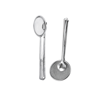 Frying Oil Filter Clamp Oil Spoon Oil Drain Food Clamp Kitchen Colander Stainless Steel Fried Food Oil Spoon Filter Mesh
