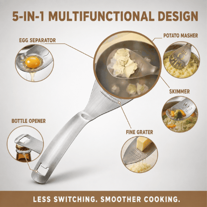 2-in-1 Magnetic Garlic Peeler & Ginger Scraper | Odor-Free Kitchen Tweezers & Root Prep Tool